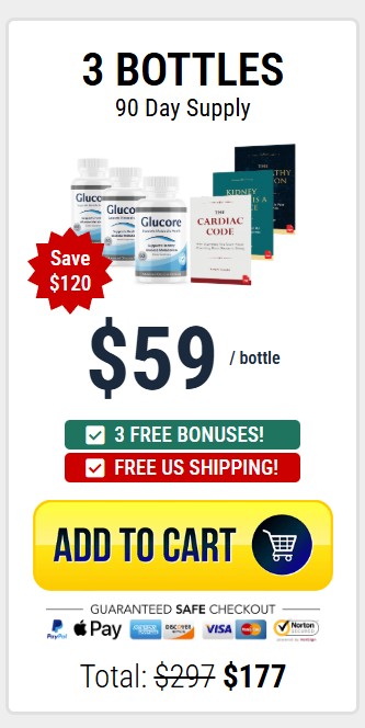 Glucore 3 Bottle Price